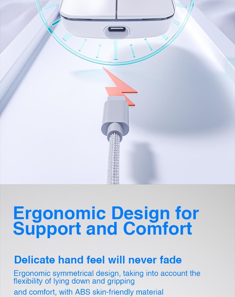 AULA SC680 Wireless Gaming Mouse, Tri-Mode 2.4G/BT5.0/USB-C Gaming Mouse, 10000 DPI Rechargeable Wireless Mouse, Gaming Mouse with 6 Programmable Buttons and Summer Anti-Slip Stickers, Office Desktop Laptop Accessories Ergonomic Mechanical Keyboard