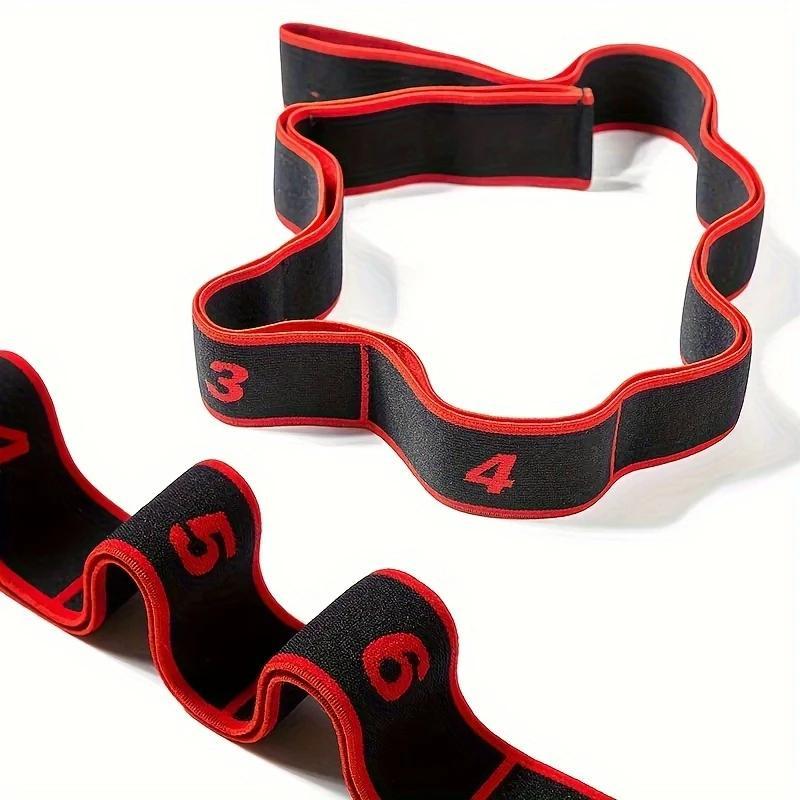 A multi-band yoga stretch band, 8-band elastic band, digital band, Latin dance elastic band, stretching yoga training for shaping and correcting postures, men's and women's home fitness exercise dance band, elastic stretch band, Elastic Sport Band