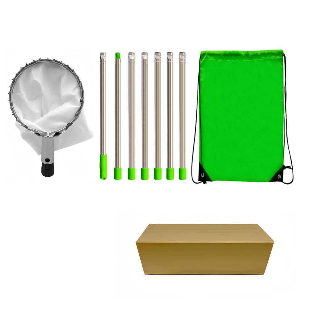 2 Meter Extendable Fruit Picker Tool, Efficient Apple & Plum Picking Device, High Reach Garden Harvesting Equipment for Gardening Needs