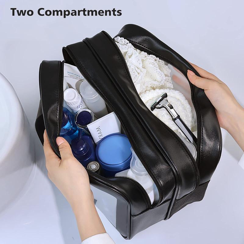 Large Capacity Travel Toiletry Bag and Gym Storage Bag, Matte Translucent Material, Convenient Handle, Spacious Interior, Unisex, Perfect Gift