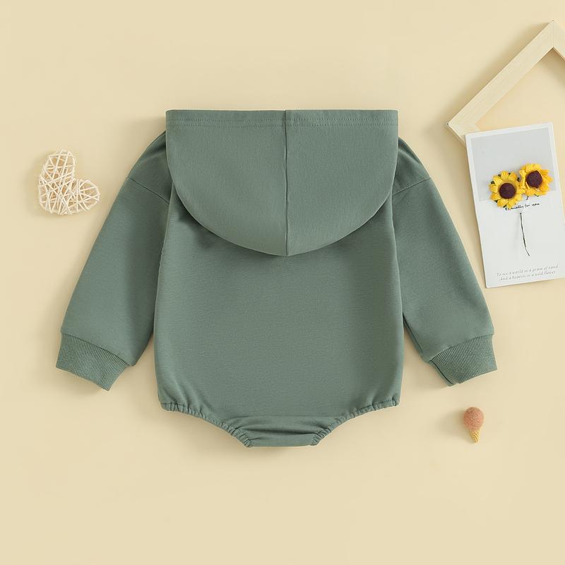 Baby Onesie Newborn Boy Girl Hooded Romper Long Sleeve Front Pocket Solid Color Bodysuit Infant Spring Fall Romper Toddler Outfit Cute Baby Onesie Newborn Boy Girl Hooded Romper Long Sleeve Front Pocket Solid Color Bodysuit Infant Spring Fall Romper Toddler Outfit Cute