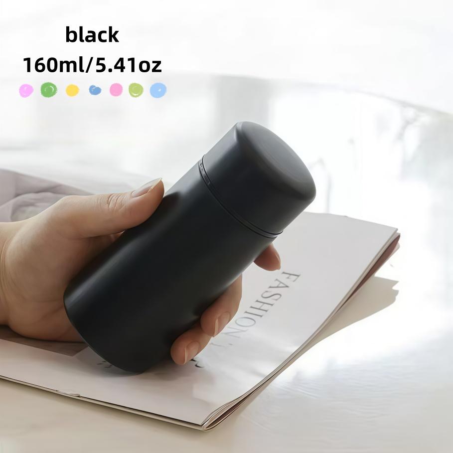 Portable Insulated Stainless Steel Cup, Keeps Drinks Hot or Cold, Perfect for Camping and Hiking, Cute Small Pocket Cup, 5.41 Oz