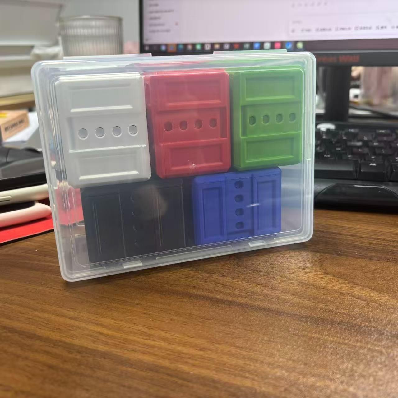 5-Piece Nested Gift Box Set with Screws, Fun Prank 3D Storage Box, Novelty Money Card Container for Christmas Birthday Packaging