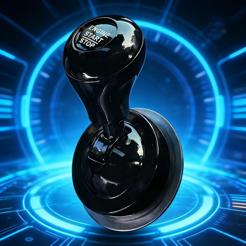 Universal One-Key Start Rod, Car Push Starter Easter Creative Button Cover Joystick, Cool Engine Ignition Car Interior Accessory