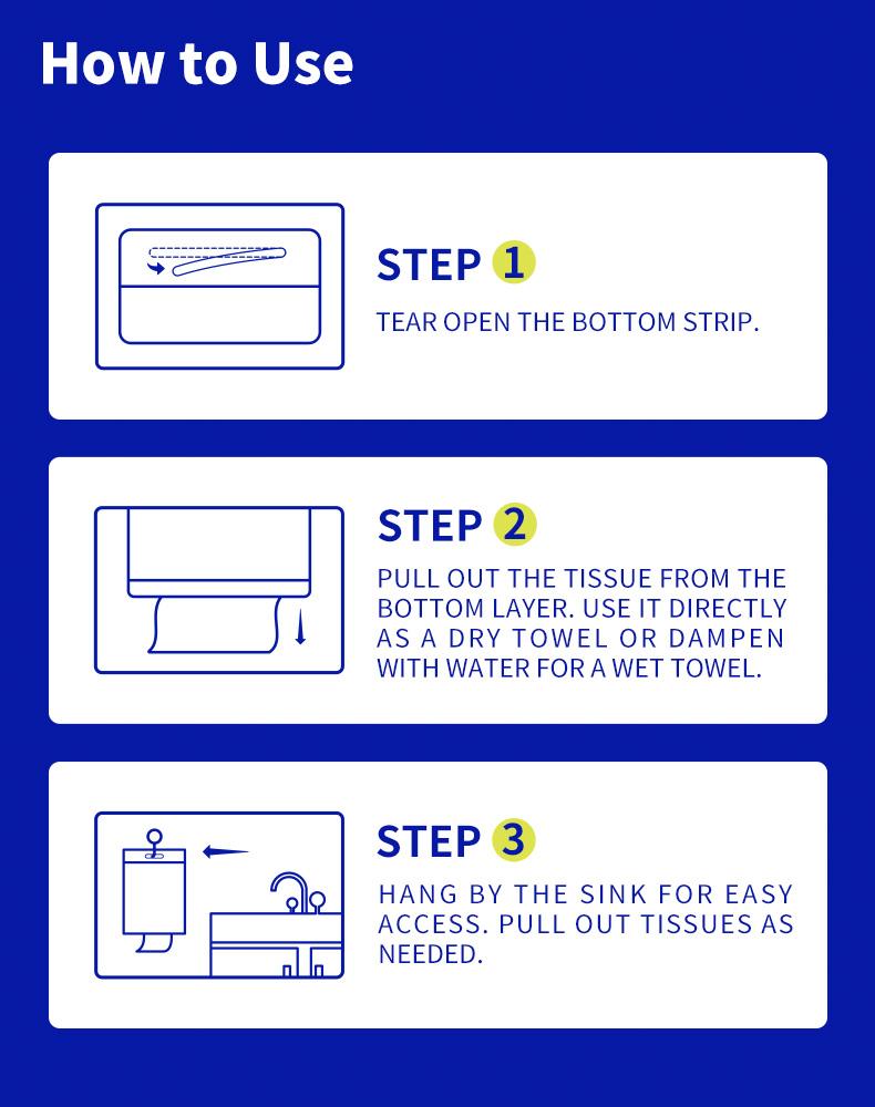 Matern'ella Face Towel (166 pcs): Disposable, for Sensitive Skin, Fragrance-Free, Alcohol-Free, Wet-and-Dry Dual-Use, Towel & Washcloth
