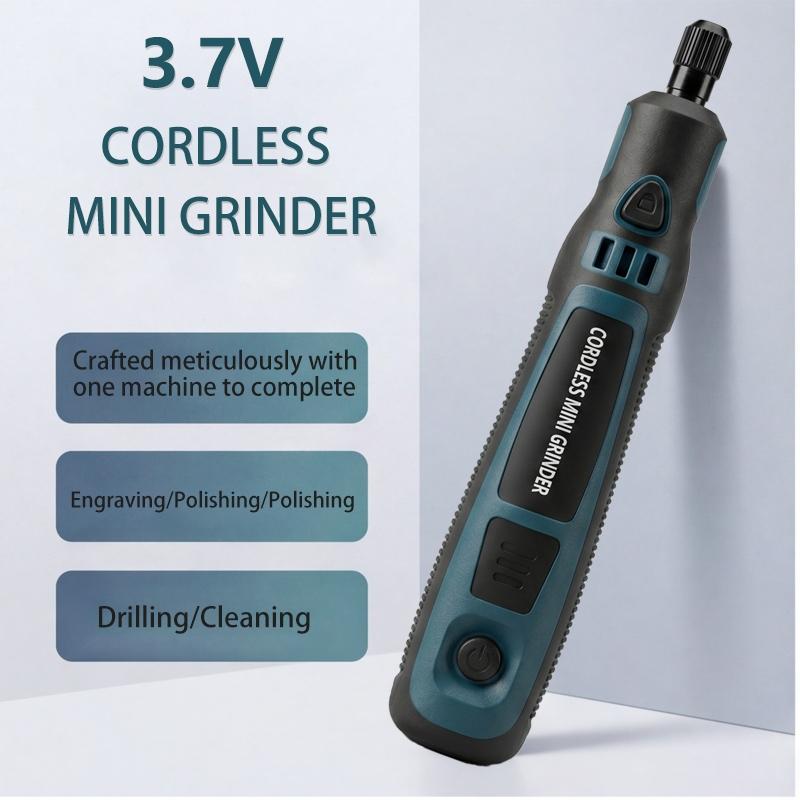 3.7v Mini cordless grinder, Portable Multi-Functional Handheld Polishing Tool, Jade Carving and Grinding Machine, Small Drill for Home Use