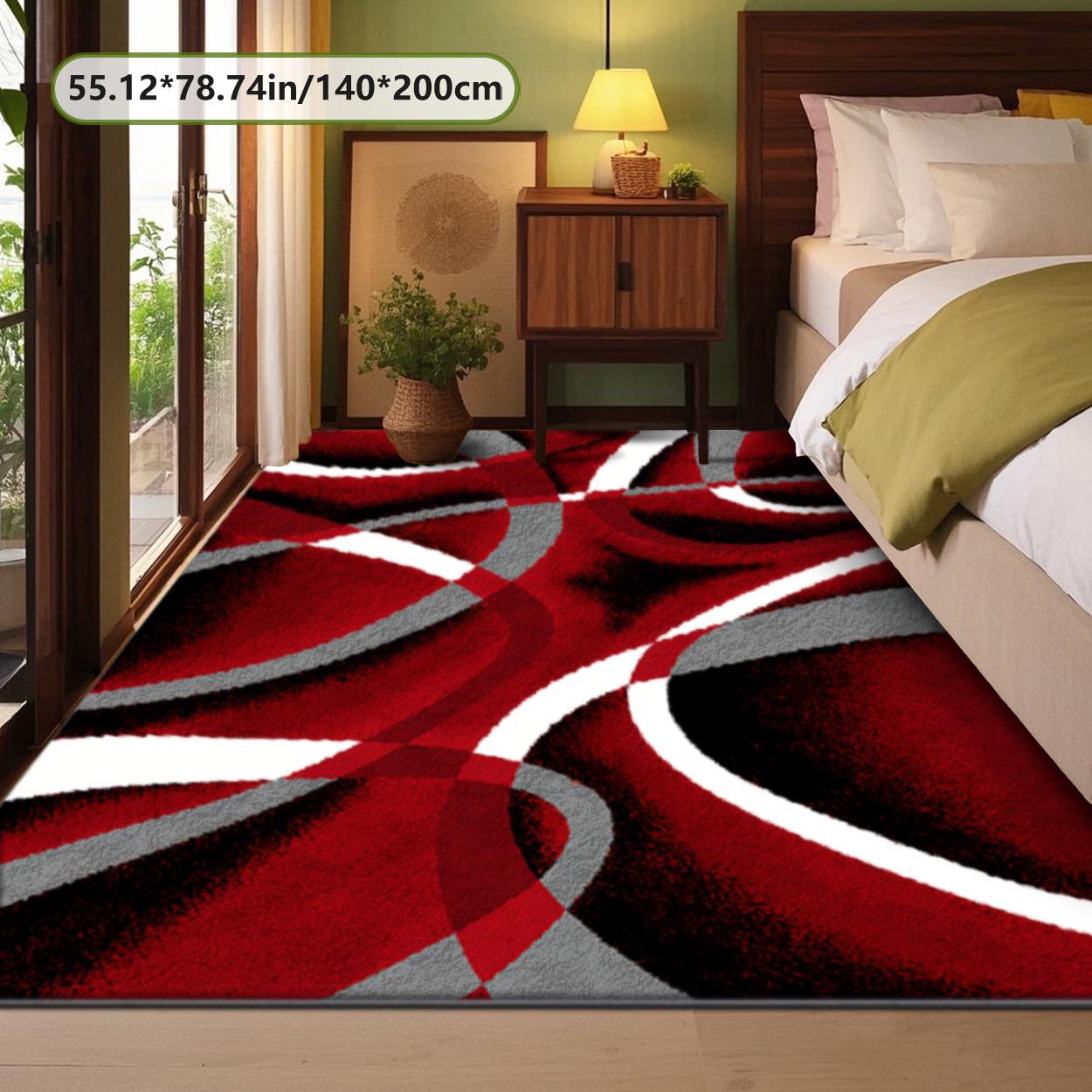 Velvet soft and comfortable patterned printed carpet, suitable for multiple scenarios, available in various sizes, soft and non-shedding, Decorative Area Rug