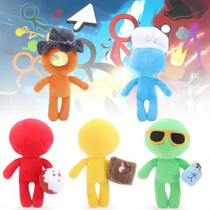 Alan Becker Sheriff Second Coming Plush Toy, Soft Stuffed Collectible Stick Figure Doll with Fun Accessories and Vibrant Colors, Perfect Anime & Meme Collectible, Game Room Decoration, Gift for Kids, Teens, Gamers, and Holiday Presents