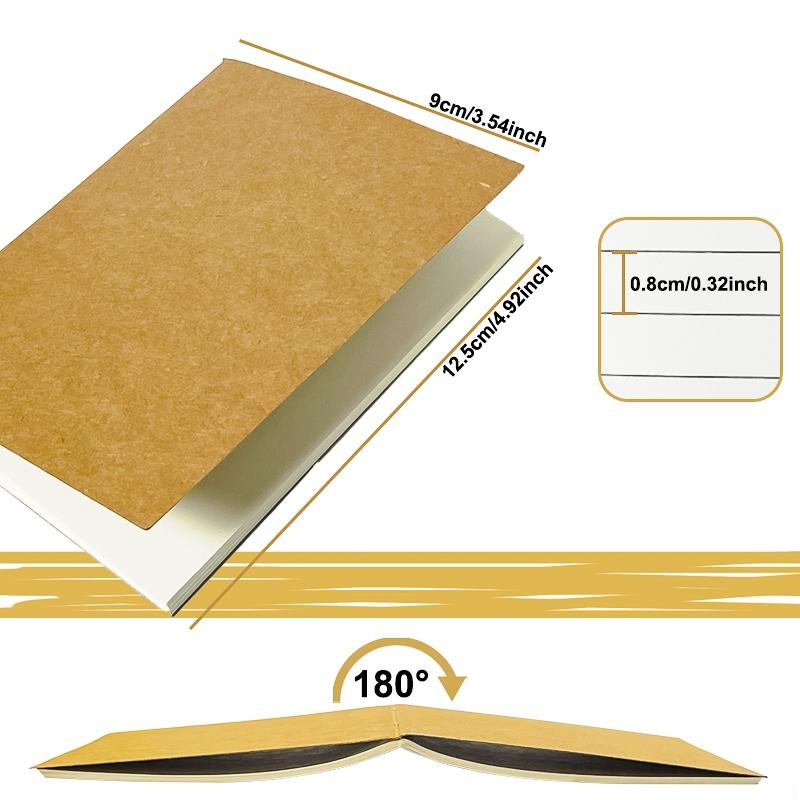 2 Pcs Portable Passport Notebook Set 📓 Pocket-Sized Travel Journal | 60 Pages Each with Card Slots, Elastic Band & Elastic Closure | Minimalist Small Notepad for Travel, Office & School