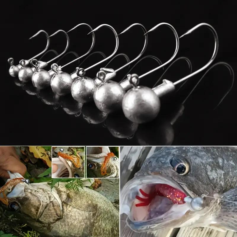Fishing Hook Set, 50pcs/box Fishing Hook with Storage Box, Durable Metal Structure Fishing Hook, Outdoor Fishing Accessories