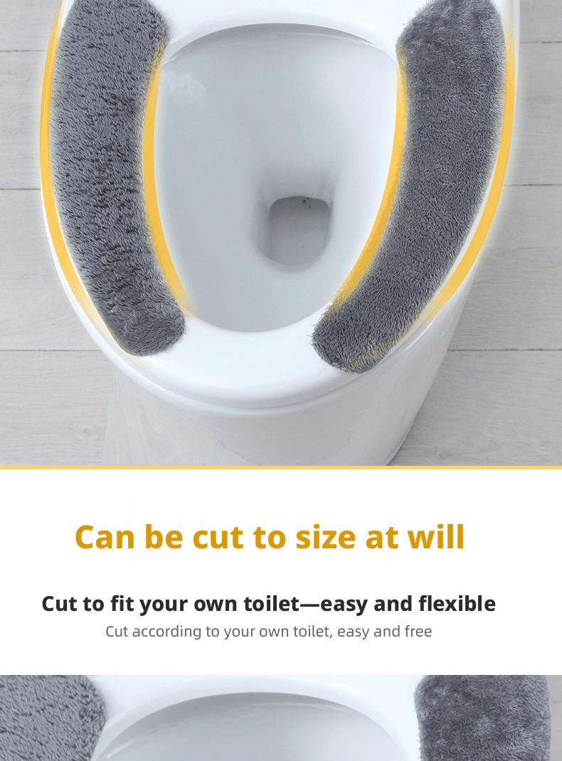 Waterproof Cartoon Toilet Seat Sticker – Universal Self-Adhesive & Cuttable Soft Cushion Pad 2PCS