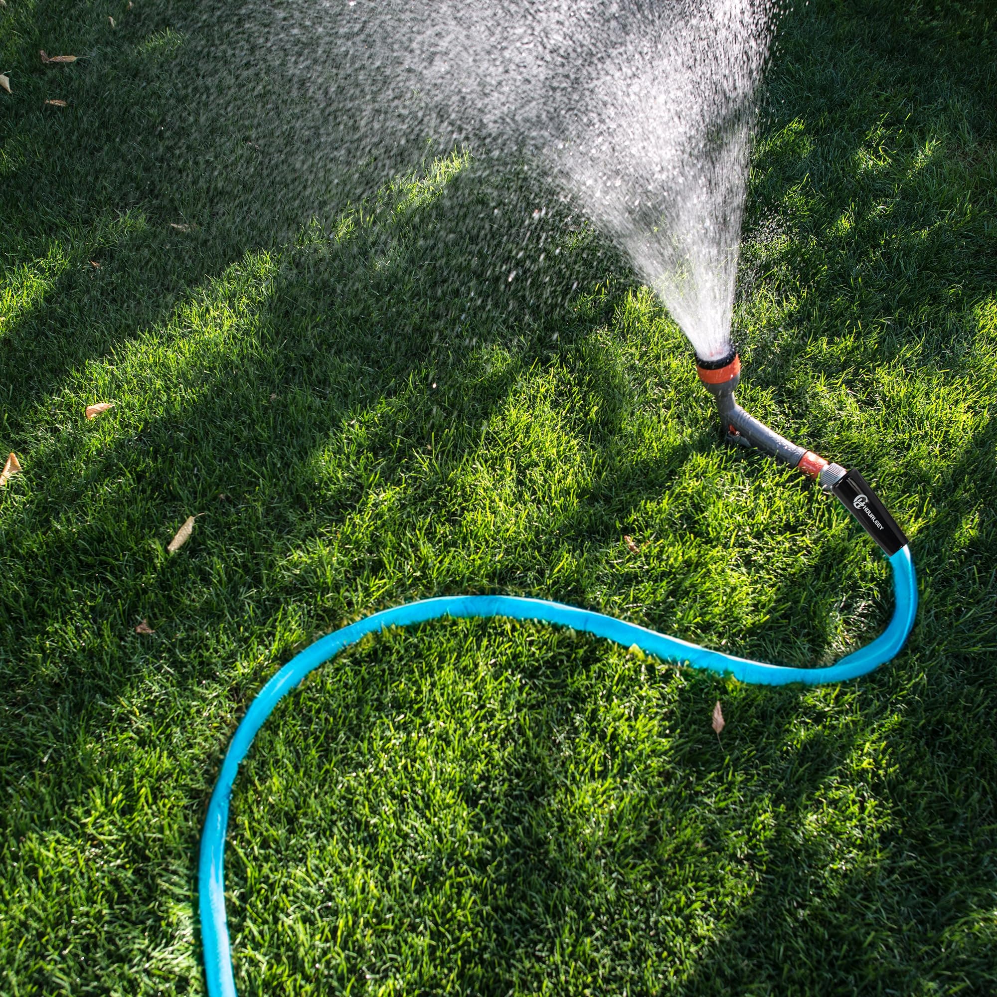 Hourleey RV Water Hose, 5/8'' Premium Drinking Water Hose Leak Free, No Kink and Flexible Camper Water Garden Hose for RV Camper Truck and Car, Blue Hourleey RV Water Hose, 5/8'' Premium Drinking Water Hose Leak Free, No Kink and Flexible Camper Water Garden Hose for RV Camper Truck and Car, Blue