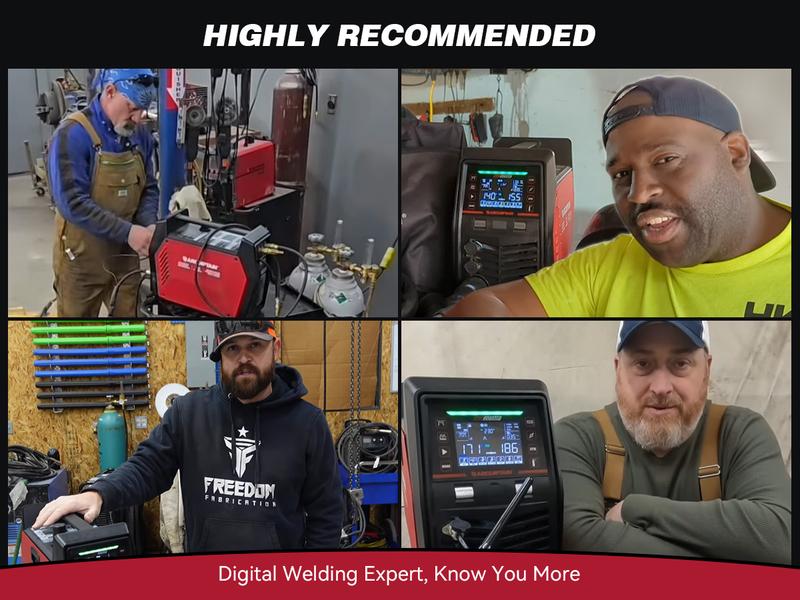 ARCCAPTAIN MIG205MP MIG Welder, All-in-One iControl APP Control Plasma Cutter/Pulsed MIG/Flux Core/Spool Gun/Pulsed HF TIG/Lift TIG/Clean/Stick Aluminum Welding Machine 120/240V Dual Voltage Multiprocess Welders Black Friday, Christmas Gifts for Men/Dad