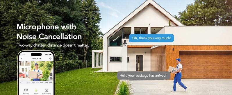 GNCC Light Bulb Camera, 2K HDR Security Camera, Indoor/Outdoor Cam with Color Night Vision and Infrared, 360 Pan Tilt Cameras for home, 2.4G WiFi Wireless, Double Lighting, Motion Detection, Two-way Audio Works with Alexa & Google Assistant