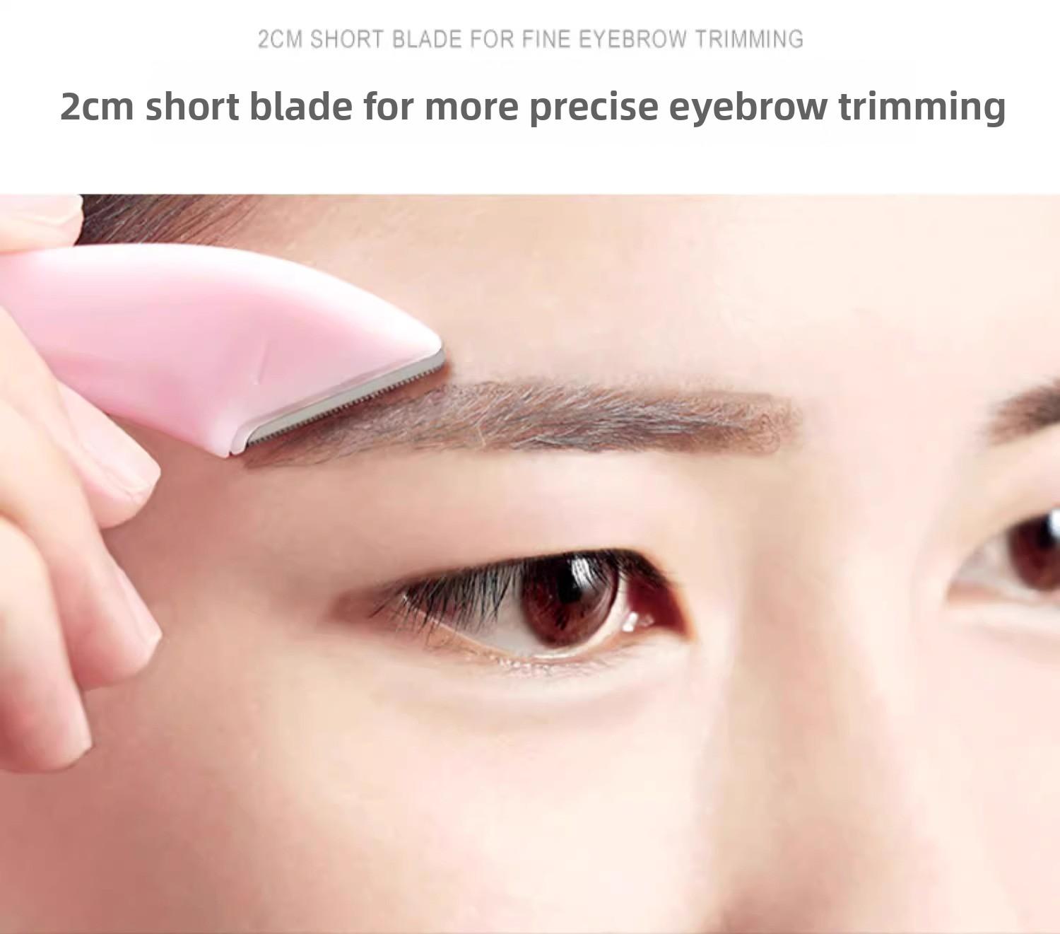 Essential Brow Shaping Kit for Beginners, Unisex Stainless Steel Eyebrow Razor Set, Multi-Pack Makeup Tool for Men & Women, Eyebrow Grooming Kit, Makeup Tools Gift