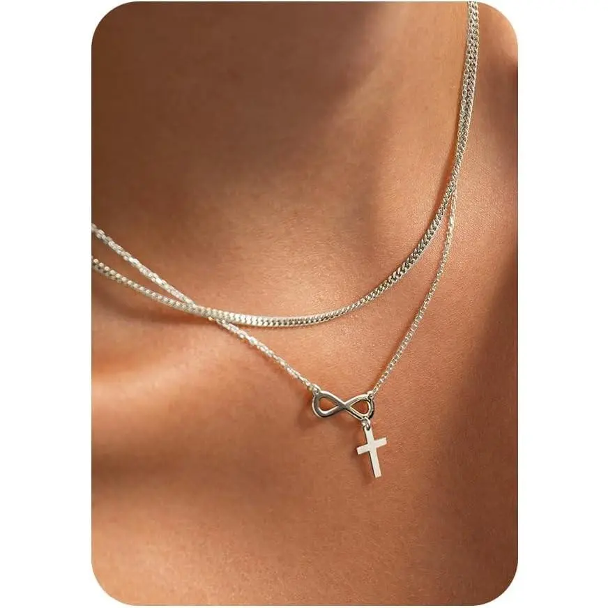 infinity cross,silver