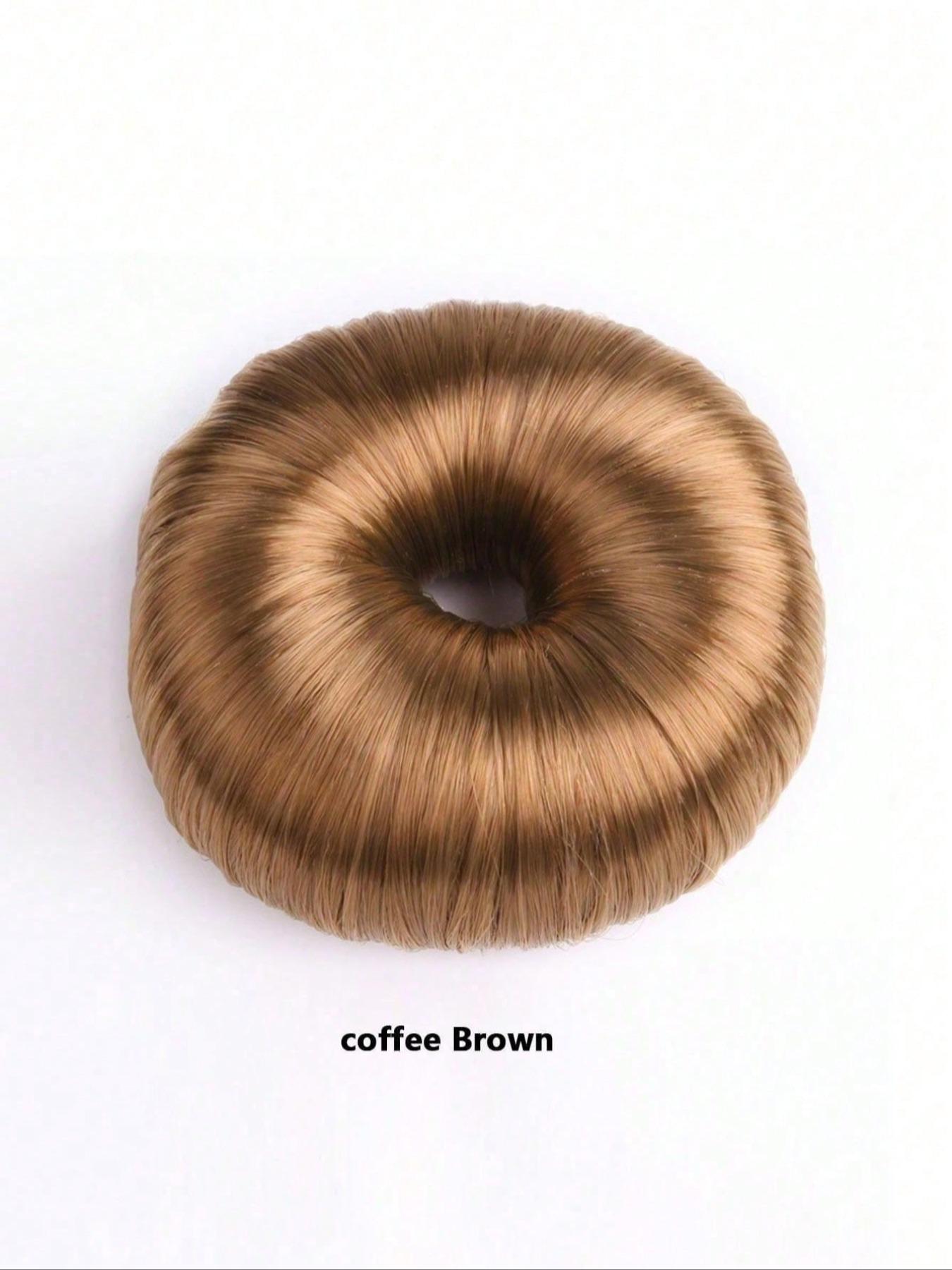 Wig Bun Hair Tie Hair Accessories Fluffy Donut Bun Braided Hair Styling Tools Hair Accessories， Women Hair Maker Donut Magic Foam Sponge Big Ring Hair Styling Tools Headdress Hairstyle Hair Accessories,Hair Donut Hair Bun Maker, Ballet Buns Maker,