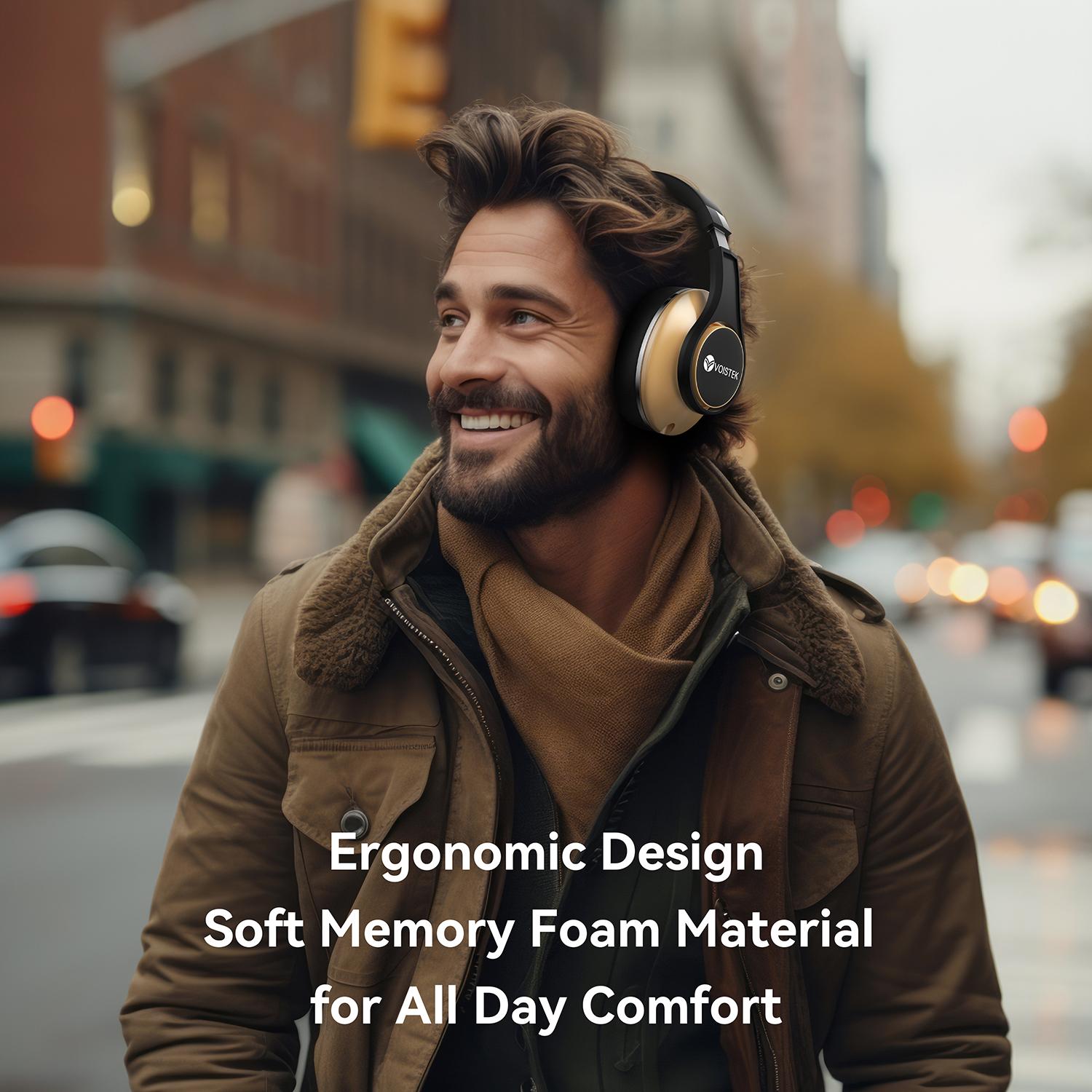 【LIVE】Bluetooth Headphones Over Ear, 3D Music Modes, Wireless Headset with Mic, HiFi Stereo, Foldable & Lightweight, Deep Bass for Home, Office, Cellphone, PC, etc. earbuds,TH20