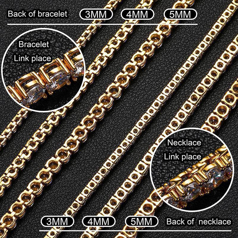 ICEOUTBOX D VVS1 Moissanite Tennis Bracelet Original s925 Sterling Silver Plated 18k White Gold with GRA Bracelets for Women Man