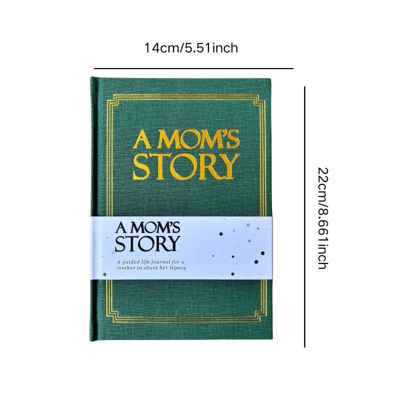 Mom's Life Story Diary Hardcover Edition, Meaningful Memorial Gift, 250+ Guiding Questions, Perfect for Mother's Day Birthday Christmas