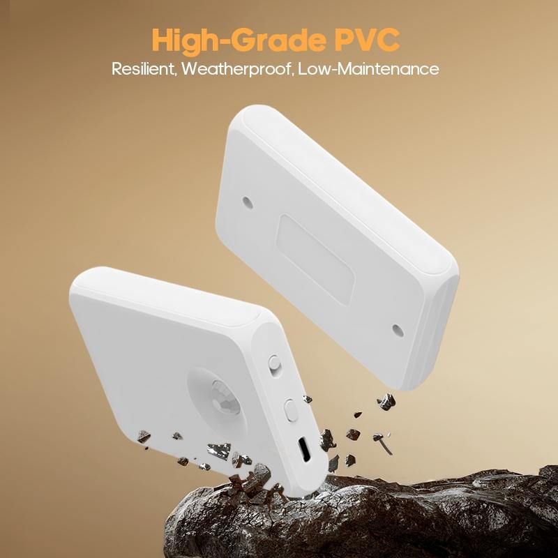 1/2/4 Piece LED Motion Sensor Night Light, USB Rechargeable Dual Head Night Lamp, Led Mood Light, Ideal for Bedroom, Hallway, Cabinet, Kitchen Lighting