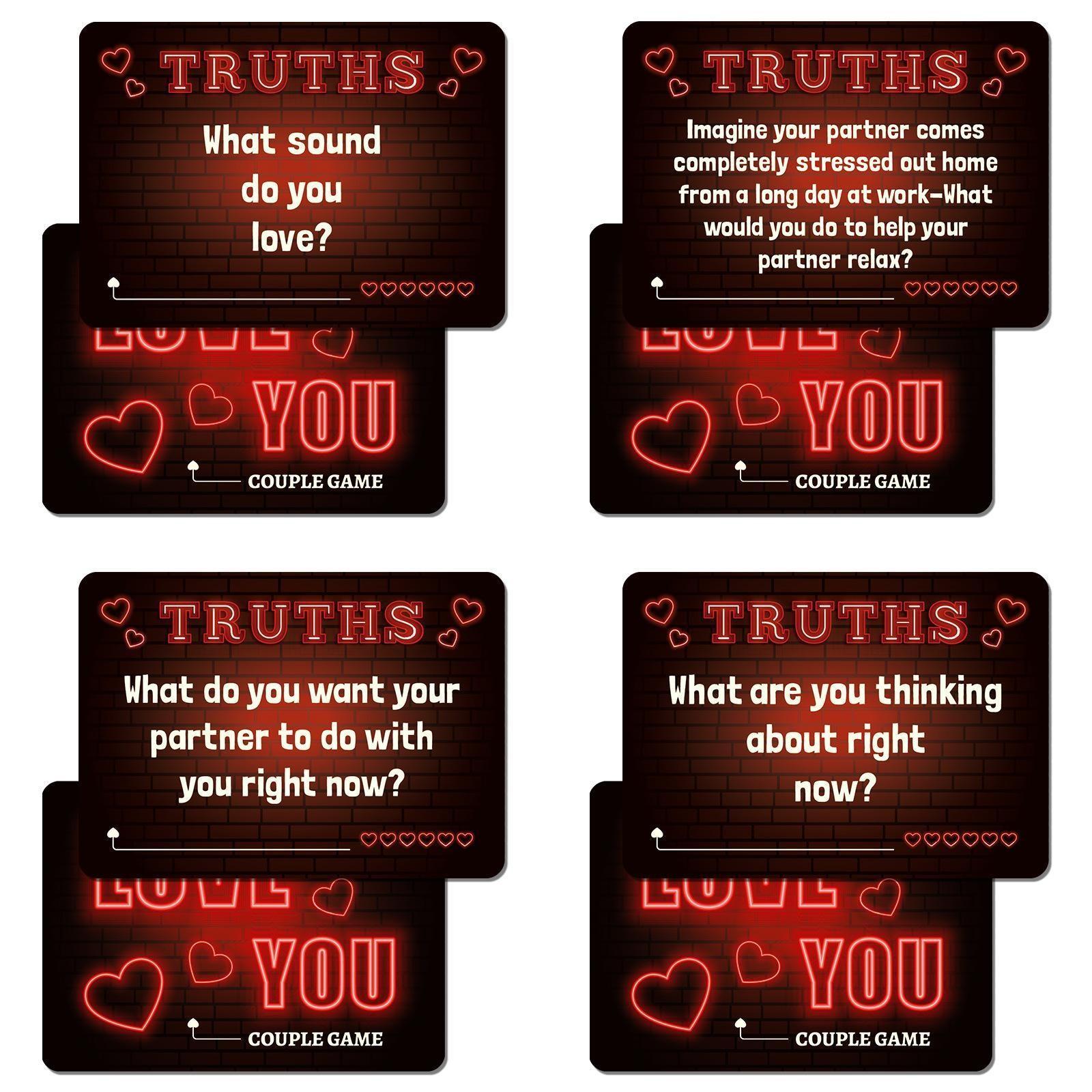 Love You Couple Interaction Card Game, Truth or Dare, Intimate Task Challenges, Role Play, Date Night, Anniversary, Fun Couple Activities