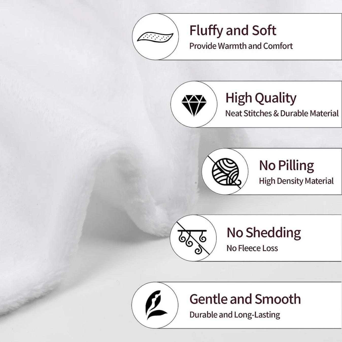 Shark Print Blanket Soft Cozy Throw Blanket for Sofa Bed Couch Car Office Camping Warm Plush Nap Blanket Cute Ocean Gift for Kids Adults