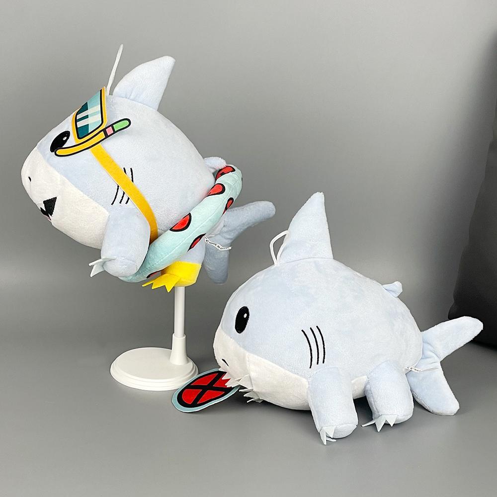 New Anime Jeff the Land Shark Plush Toys 8-Inch Stuffed Dolls Cute Animals Doll Plushies Kids Birthday Gifts