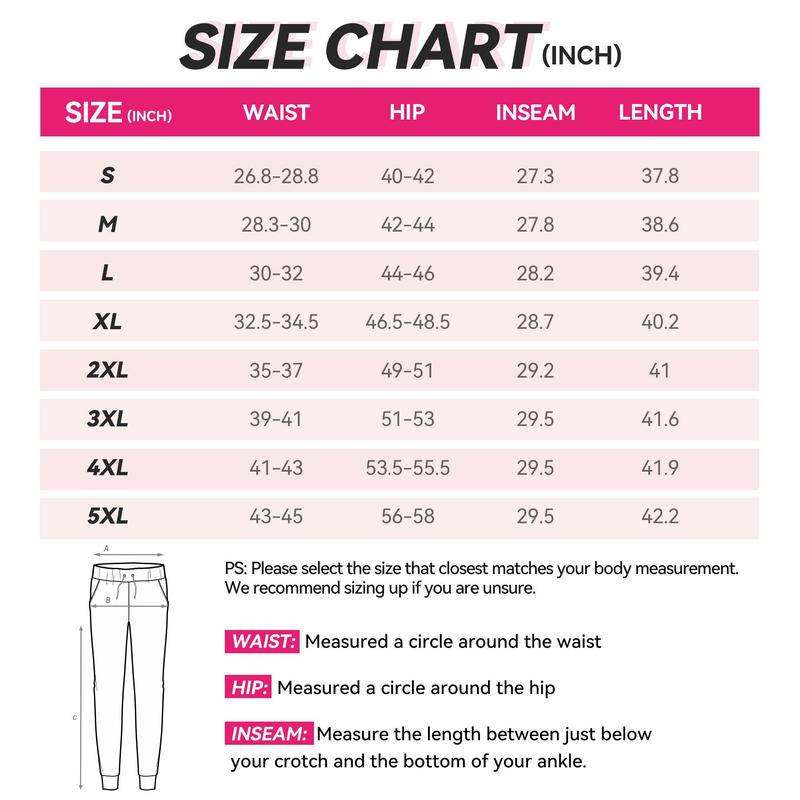SHOWITTY 1/3 Pack Women's Plus Size Joggers with Pockets - Workout Comfy Sweatpants for Yoga Lounge