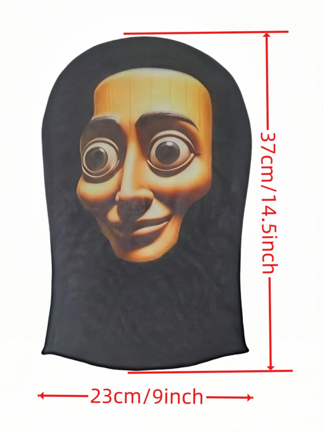 Funny Role-Playing Cool Props, Breathable Full Face Costume Mask, Stylish Mask Print, Polyester Knit Fabric, Perfect for Cycling, Parties, Halloween, Party Supplies