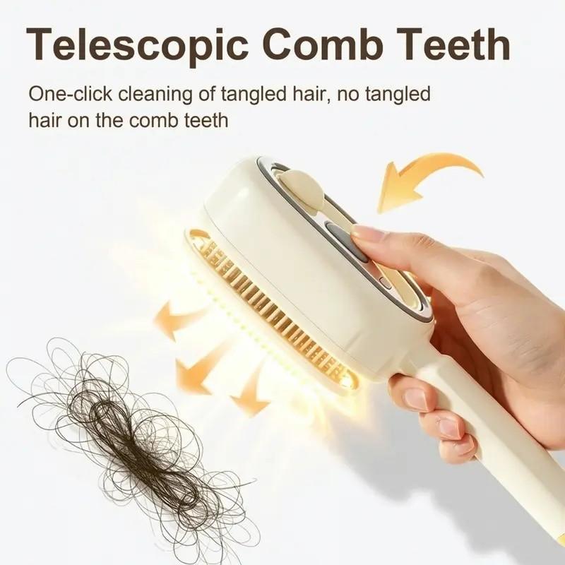 2026 New Electric Spray Cushion Massage Comb With Volume Brush, Self-Cleaning, Anti-Tangle, Anti-Static, Volumizing, Essential Oil Mist, Hair Care Gift