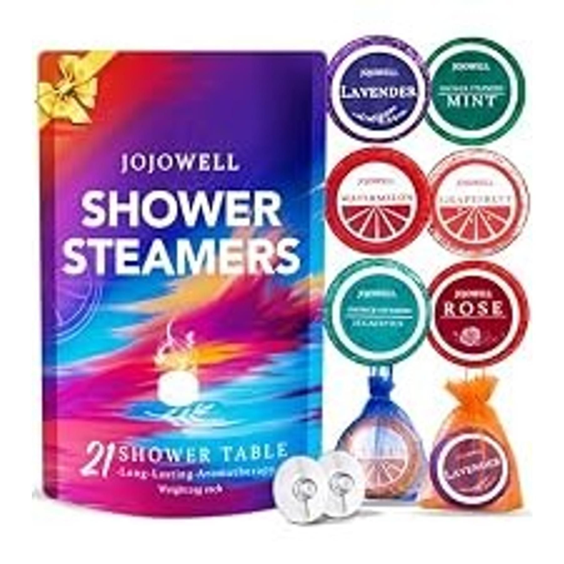 Shower Steamers Aromatherapy - 18 Pack Birthday Gifts for Women & Men, Mom Wife Grandma Sister Her Teens, Self Care with Natural Essential Oils Relaxation Home SPA Shower Steamers Aromatherapy - 18 Pack Birthday Gifts for Women & Men, Mom Wife Grandma Sister Her Teens, Self Care with Natural Essential Oils Relaxation Home SPA