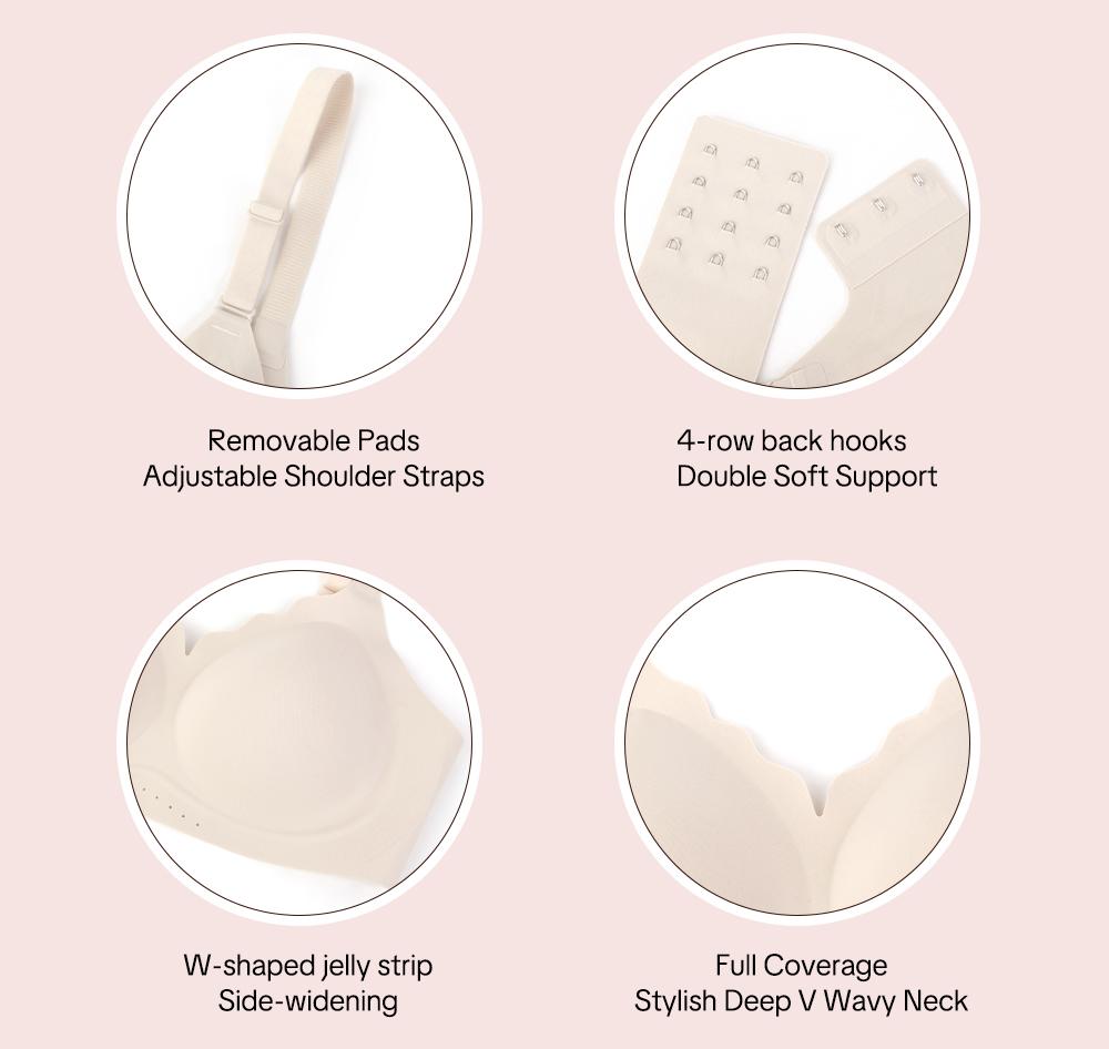 HSIA Elle AllDay Comfort Wireless Buttery Soft Jelly Seamless No Underwire Full Coverage Supportive T-shirt Bra Everyday Bra HSIA Elle AllDay Comfort Wireless Buttery Soft Jelly Seamless No Underwire Full Coverage Supportive T-shirt Bra Everyday Bra