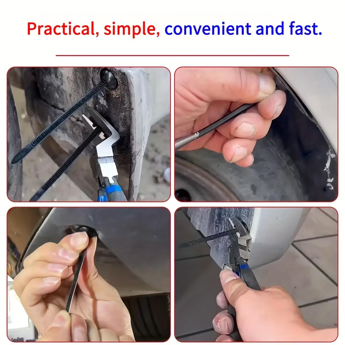 Self-Locking Nylon Tie Straps, Multi-Purpose Plastic Zip Ties, UV Resistant, Indoor & Outdoor Use, Car Repair, Office Supplies