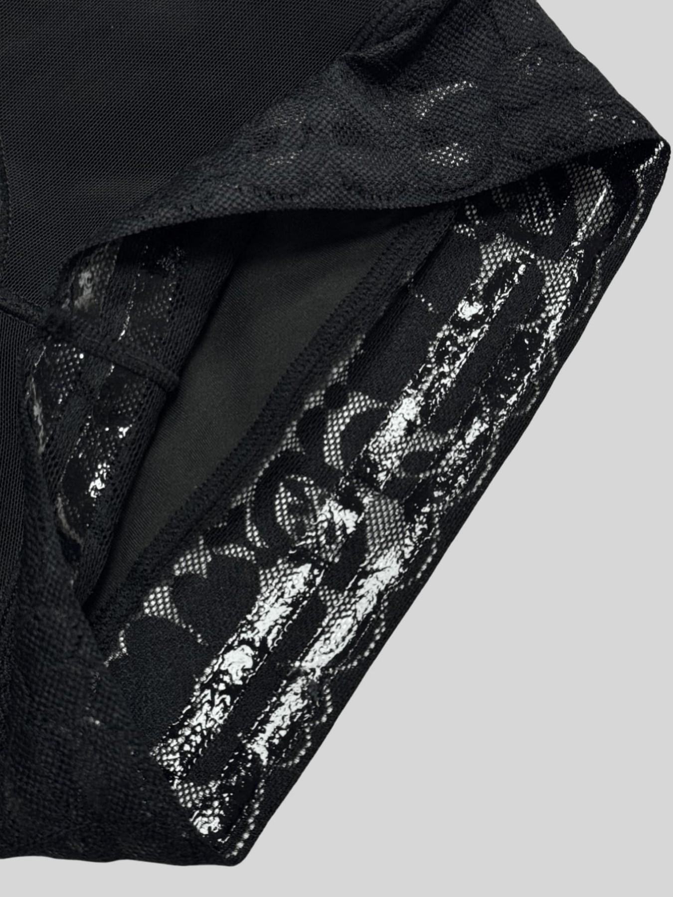 1 Count Women's Adjustable Strap Body Shaper, Fajas, Tummy Control Butt Lifting Shapewear, Open Bust Lace Trimmed Bodysuit, 4-Row Hooks Closure Jumpsuit, Suitable For Daily Wear Gym And All Occasions