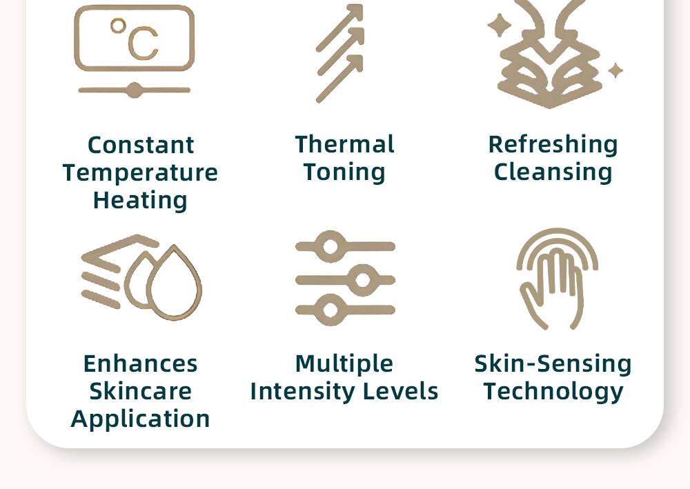 LixZyvo 7-Color LED Beauty Device with Advanced Beauty Technology & Soothing Thermal Care, Dolphin-Inspired Face & Neck Massager, Vibration Massage, Smart Skin-Touch Sensor