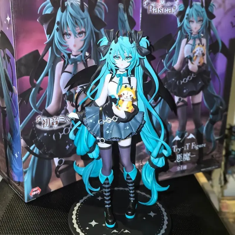 Anime Hatsune Miku 19CM Little Devil Raccoon Action Figure Model Toys ...