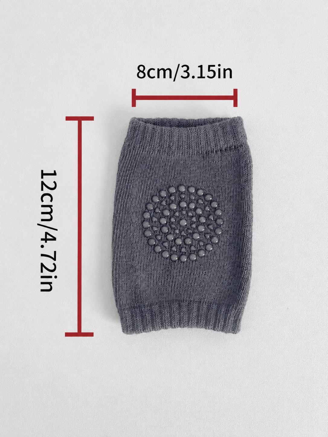Baby knee pads, simple solid-color basic style, non-slip, moderate thickness, suitable for all seasons, unisex.