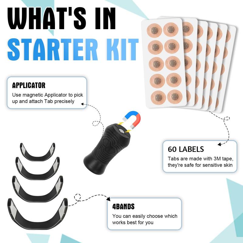 A Nose Clip Kit, 4 Nose Clips + 1 Extractor , Sports Breathing Set, Comfortable Non-powered Breathing Aid, Designed for a Snug Fit on the Nose, Suitable for Sports and Daily Use, Ideal for Outdoor Sports