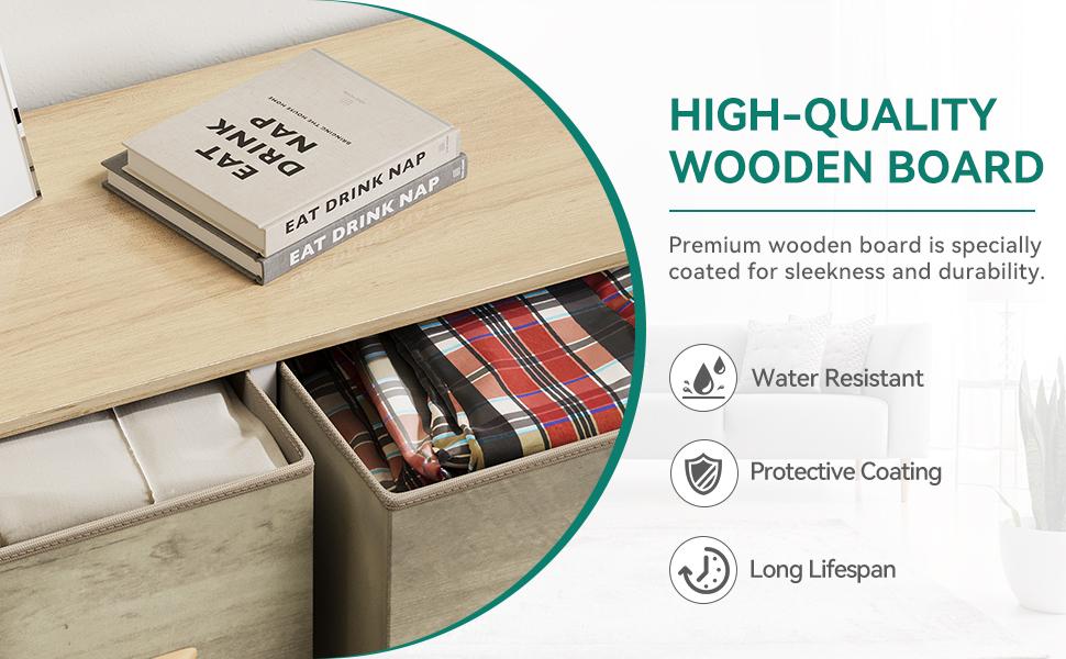 Yitahome Dresser for Bedroom with 5 Drawers, TV Stand Fabric Dresser, Organizer Unit Storage Tower for Bedroom,Living Room,Closets,Girls,Storage Shelf