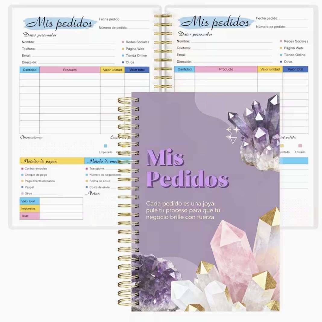 Entrepreneur Order Notebook, Business Order Tracking Manual Online, Store and Social Media, Essential Tool for Entrepreneurs