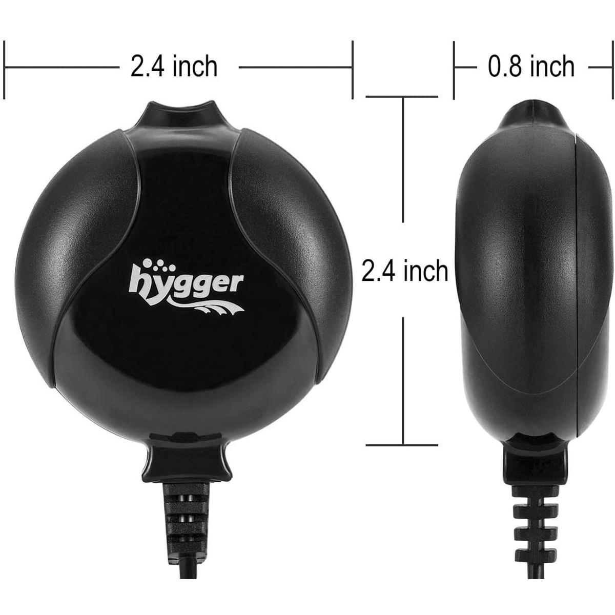 hygger Quiet Mini Air Pump for Aquarium 1.5 Watt Oxygen Fish Air Pump for 1-15 Gallon Fish Tank with Air Stone Air Tubing Clip hygger Quiet Mini Air Pump for Aquarium 1.5 Watt Oxygen Fish Air Pump for 1-15 Gallon Fish Tank with Air Stone Air Tubing Clip