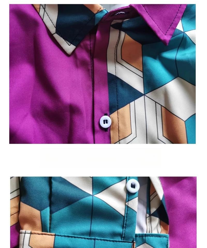 Demon Slayer Jacket, Giyu Tomioka & Tanjiro Cosplay Shirt Cape, Zenitsu, Nezuko Anime Costume for Men & Women - Official Style Demon Slayer Jacket, Giyu Tomioka & Tanjiro Cosplay Shirt Cape, Zenitsu, Nezuko Anime Costume for Men & Women - Official Style