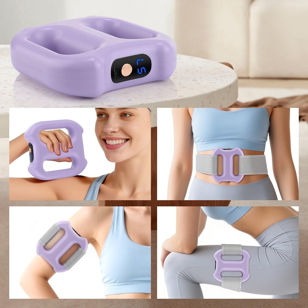 Fascia Ring with 3 Modes 5 Intensity Levels, Full Body Muscle Relaxation Deep Tissue Shaping, Belly Vibration Massager Ideal for Muscle Relax