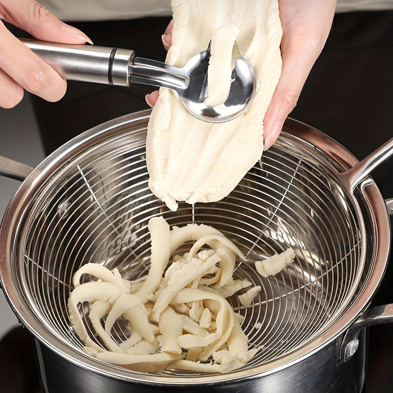 Stainless Steel Peeler - Multi-Purpose Kitchen Tools, Cactus Peeler, Noodle Cutter & Scoop, Durable & Easy-Grip Handles 2025