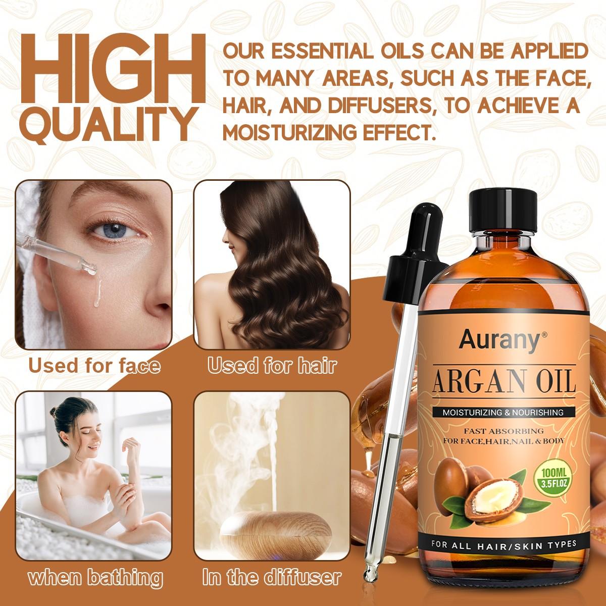 Pure Jojoba Essential Oils,Jojoba Oil Essential Oil for Skin,1Deeply Moisturizing Body ,Carrier oils Multi-Purpose Serum,Natural Cold Pressed Oil ,Suitable For Face,Hair,Nail and Body,Essential Oils for Diffusers for Home-100ML