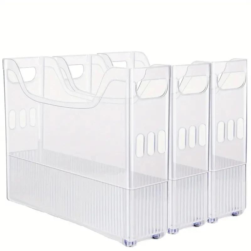2pcs Storage Organizer,Scrapbook Paper Storage with Wheels,Plastic Portable Scrapbook Storage Bin for Scrapbook Papers,Cardstocks,Doc