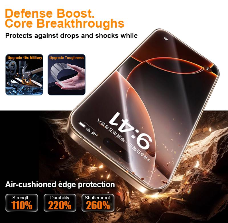 One Fish Screen Protector 2 Pack for iPhone,Samsung,  Protection of Privacy, Dust Protection for Earpiece,Crystal Clear, Easy Installation..