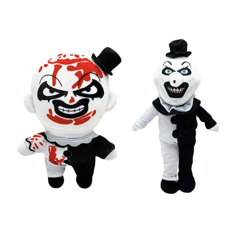 New Arrival TERRIFIER 3 Horror Theme Plush Doll Soft Stuffed Clown Figure Gift Collectible Toy For Movie Fans Home Decoration