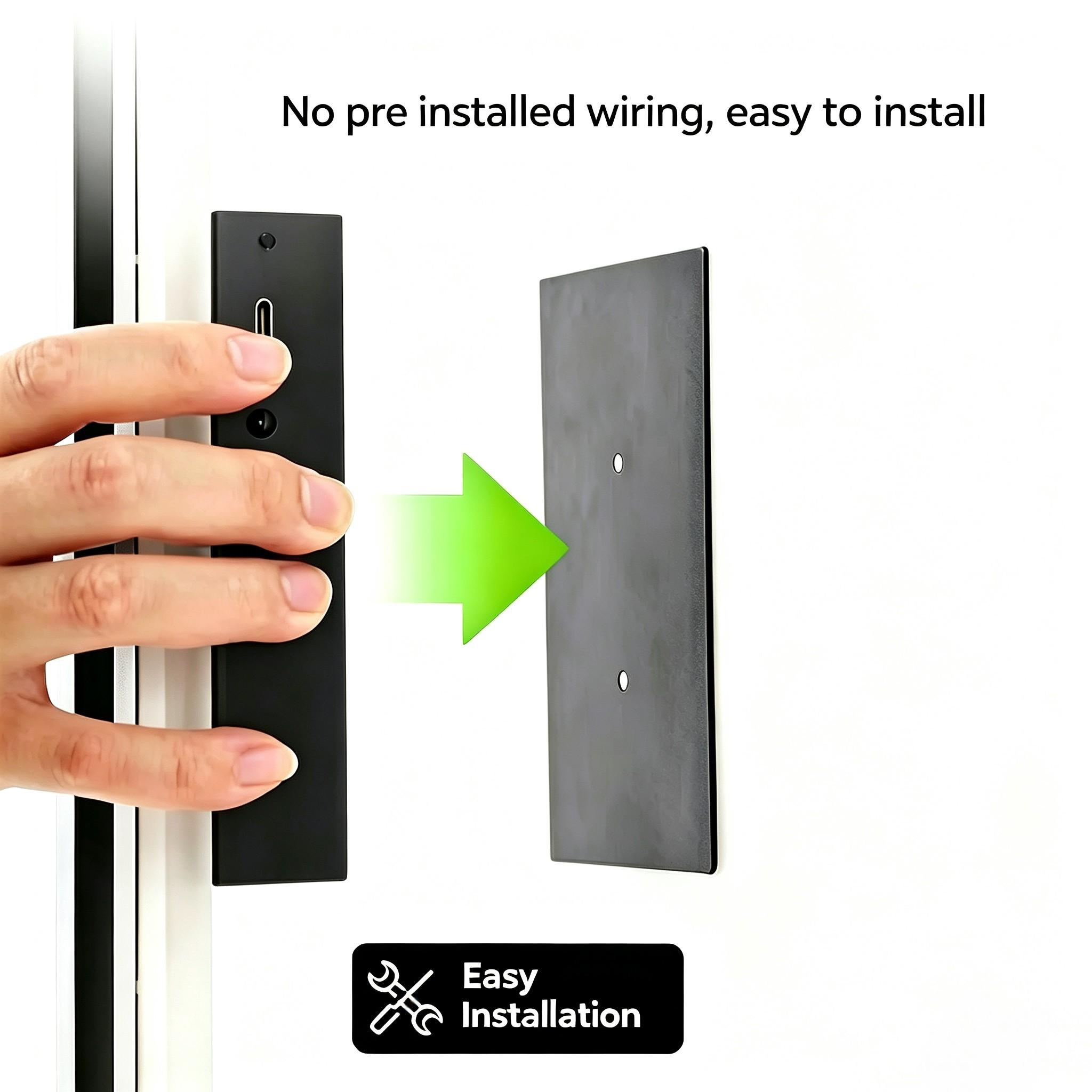 Adjustable LED Wall Light, Magnetic Installation, Energy Efficient, Primary Battery Powered, Ideal for Bedrooms & Living Rooms